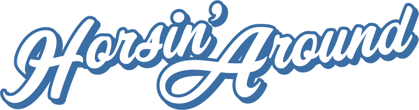 HorsinAround-Logo-Tilted-White-with-Blue-Outline-shadow
